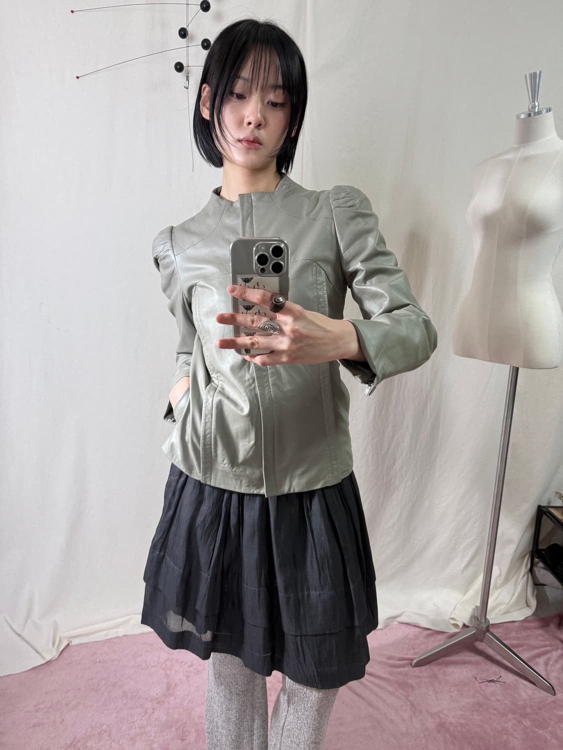 Ballsey 실크 블렌드 캉캉 스커트 상품이미지2