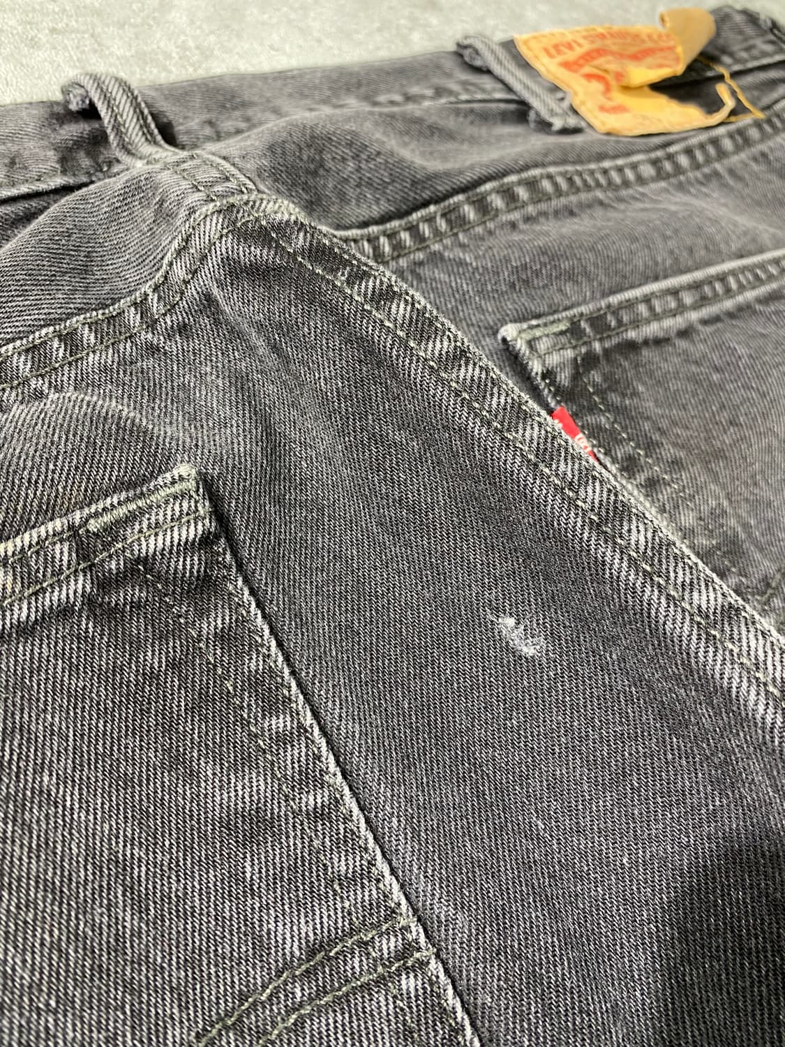 [42] Levi's 501 리바이스 빅 사이즈 흑청 데님팬츠 상품이미지3