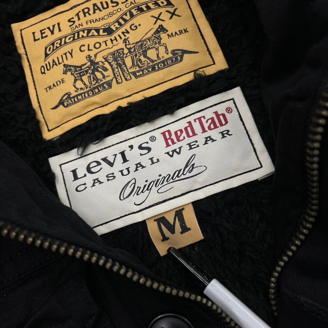 리바이스 블랙 데님 자켓 M 상품이미지6
