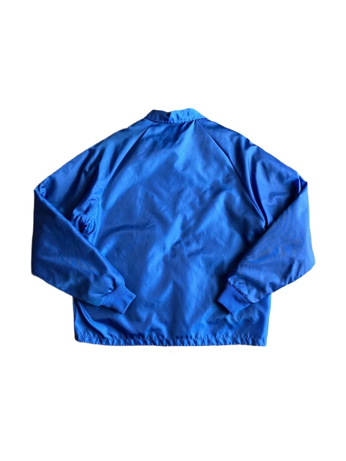 80s Crown nylon zip-up racing jacket 상품이미지2
