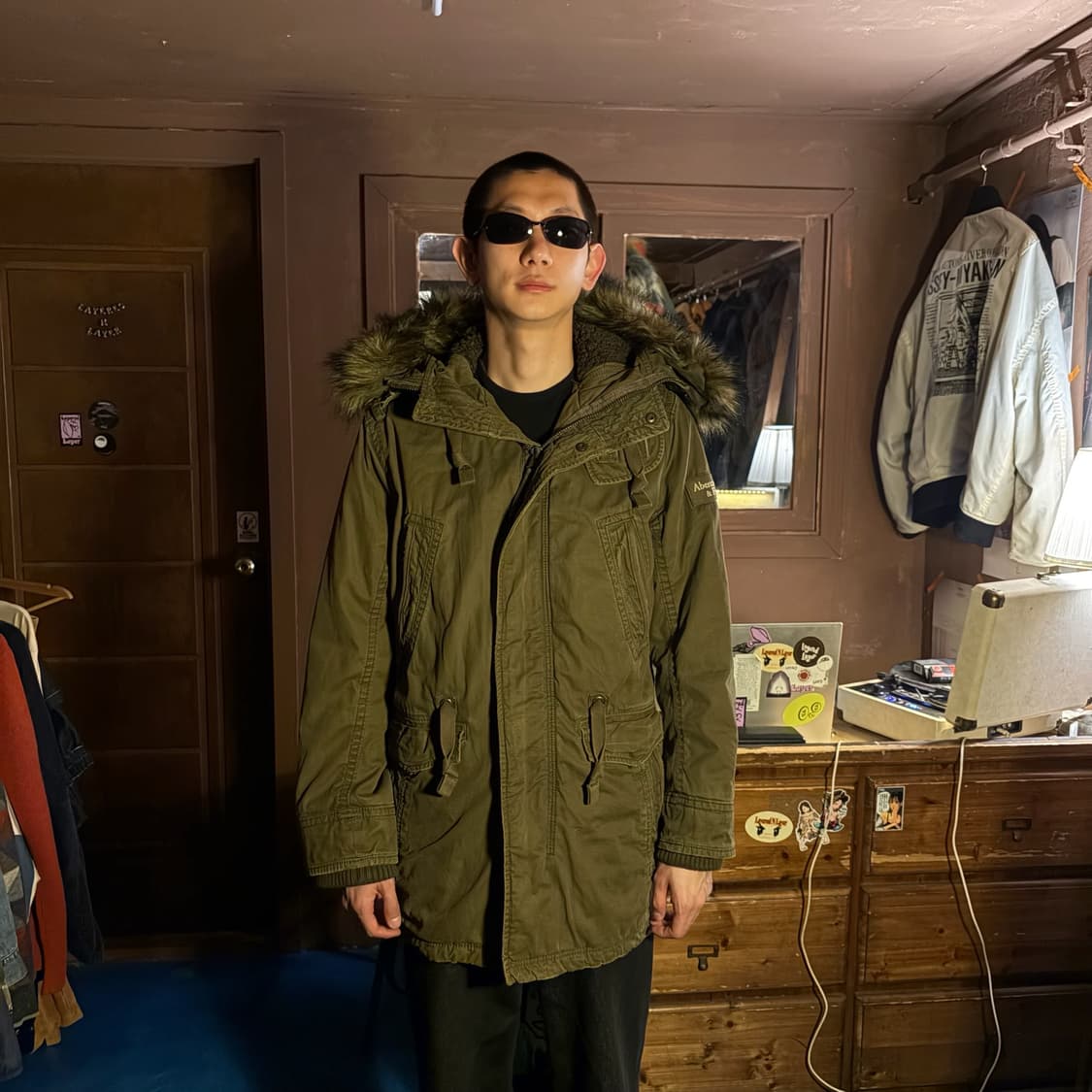 ABERCROMBIE FUR MILITARY  JACKET 상품이미지4