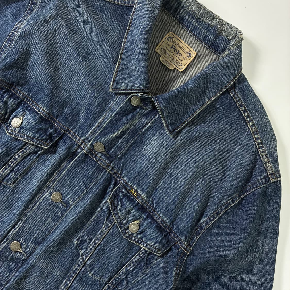 Polo 폴로 랄프로렌 데님 트러커 워시드 자켓 상품이미지3
