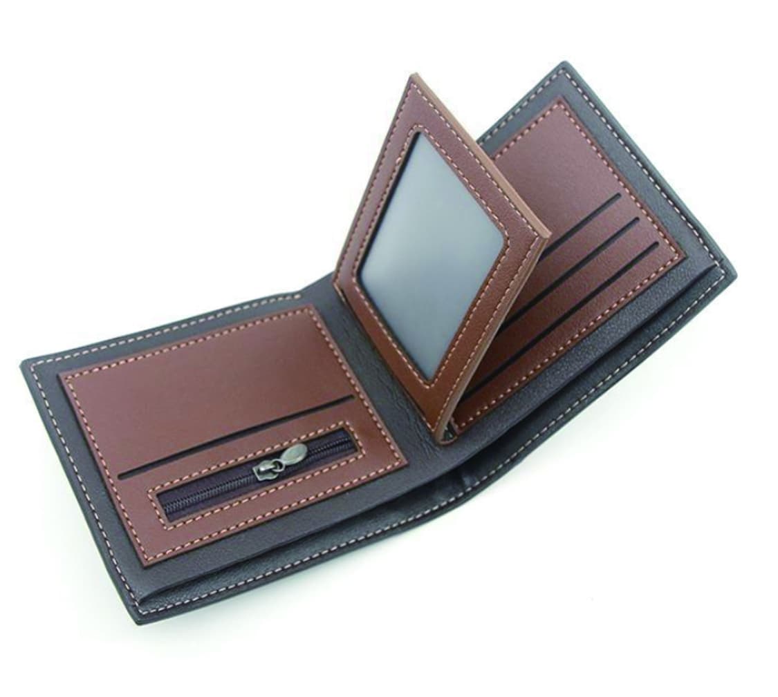 남성 스티치 포인트 동전수납 반지갑 판매 상품이미지2