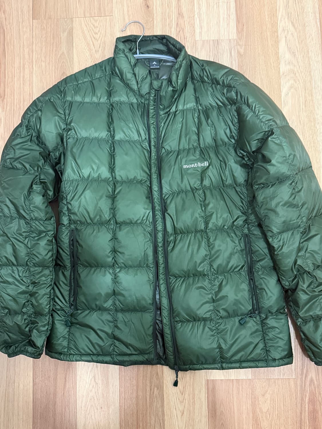 몽벨 슈페리어 다운자켓 800 다크그린L 경량패딩 상품이미지1