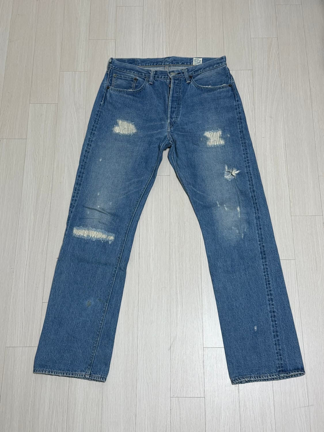 오어슬로우 107 데님 데미지 상품이미지1