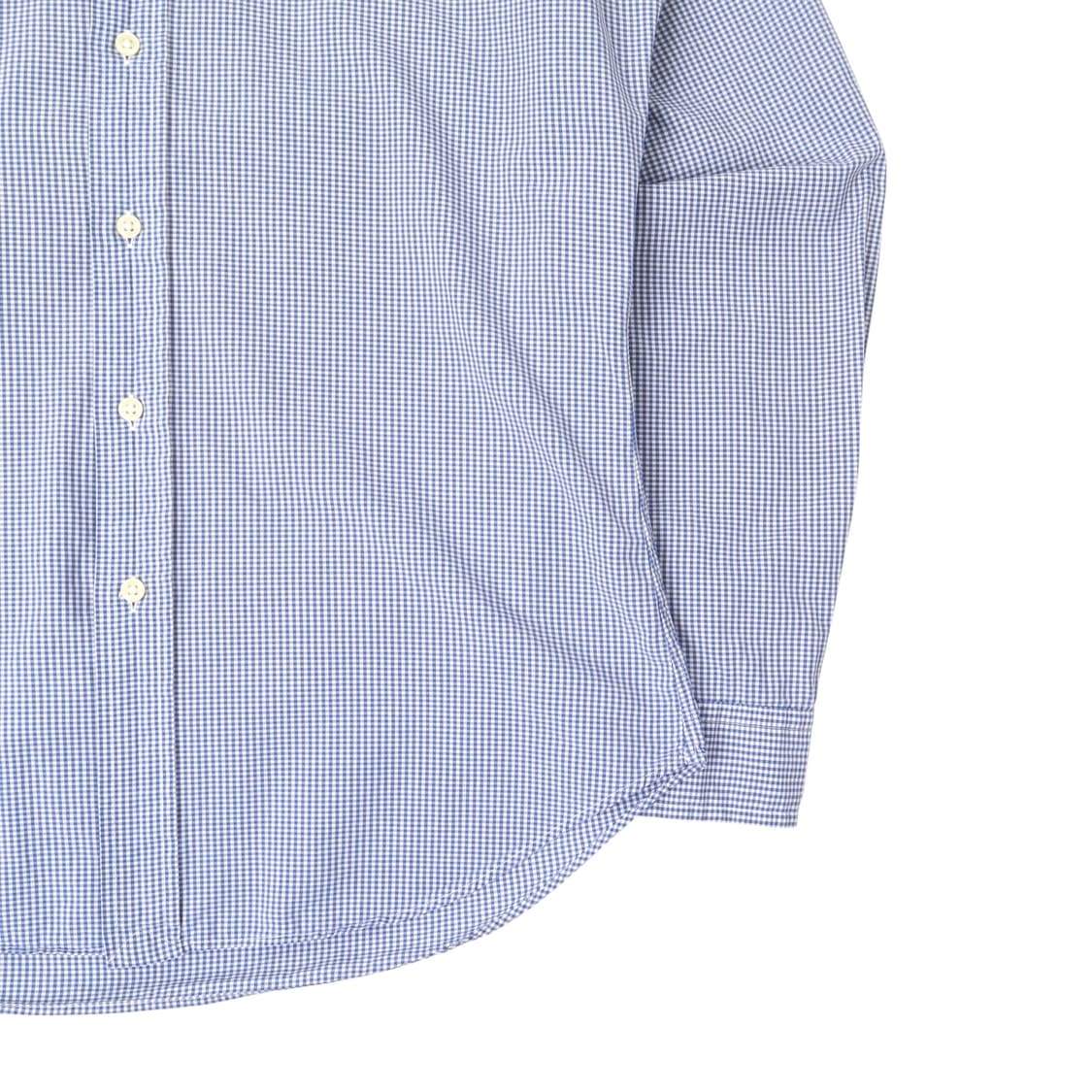 폴로 랄프로렌 블루 깅엄체크 코튼 셔츠 상품이미지4