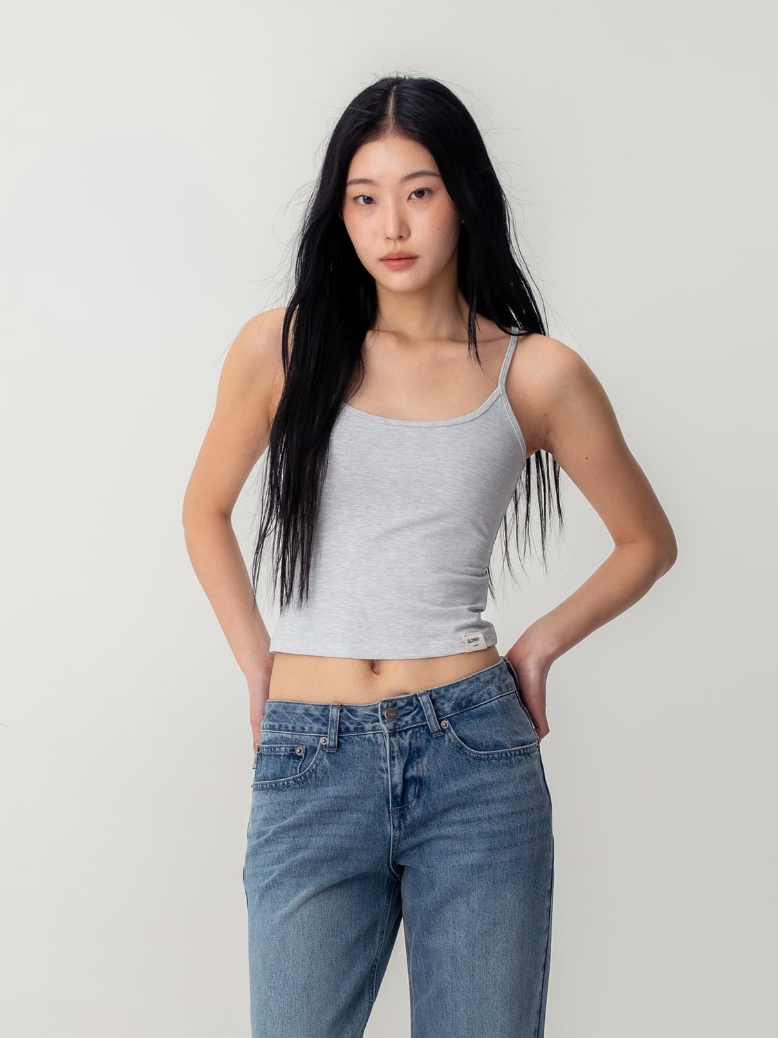 G SOFT CAMISOLE (MELANGE GRAY) 상품이미지3