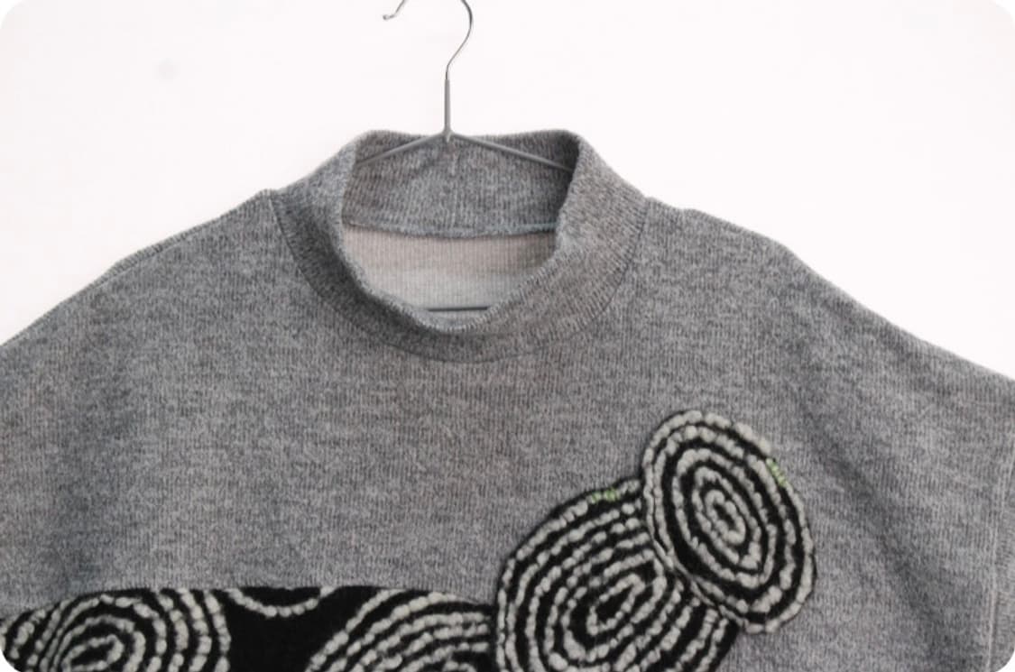 반목 반팔 니트 상품이미지2