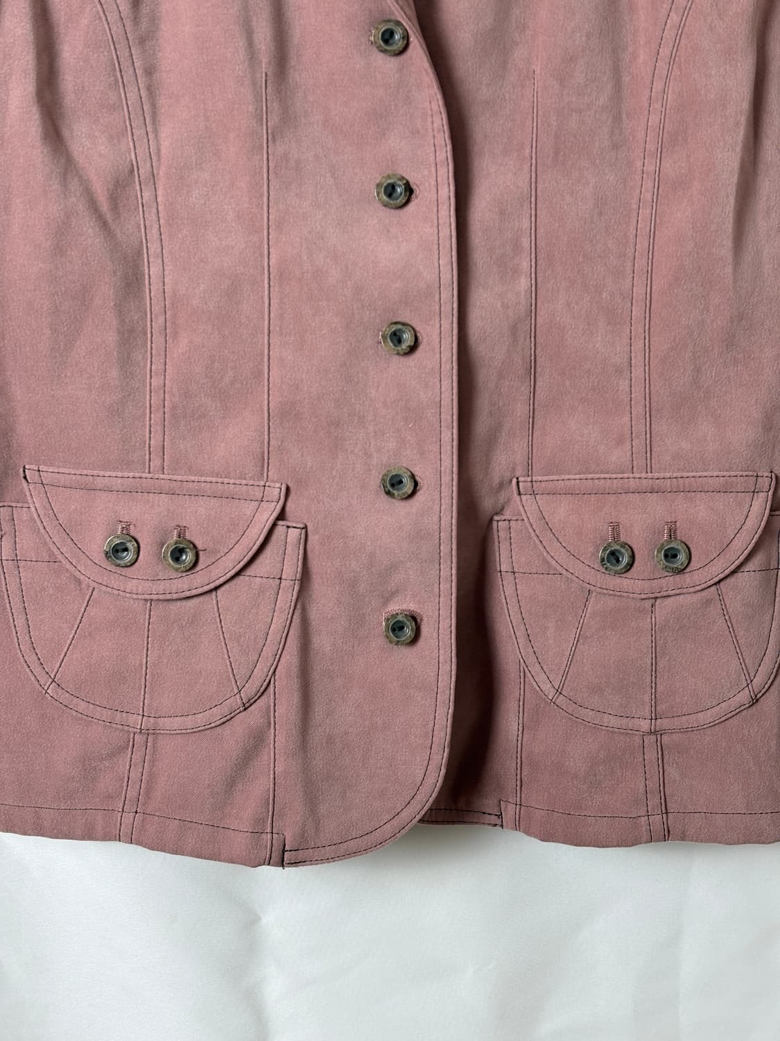 더스티 핑크 스웨이드 자켓 상품이미지9