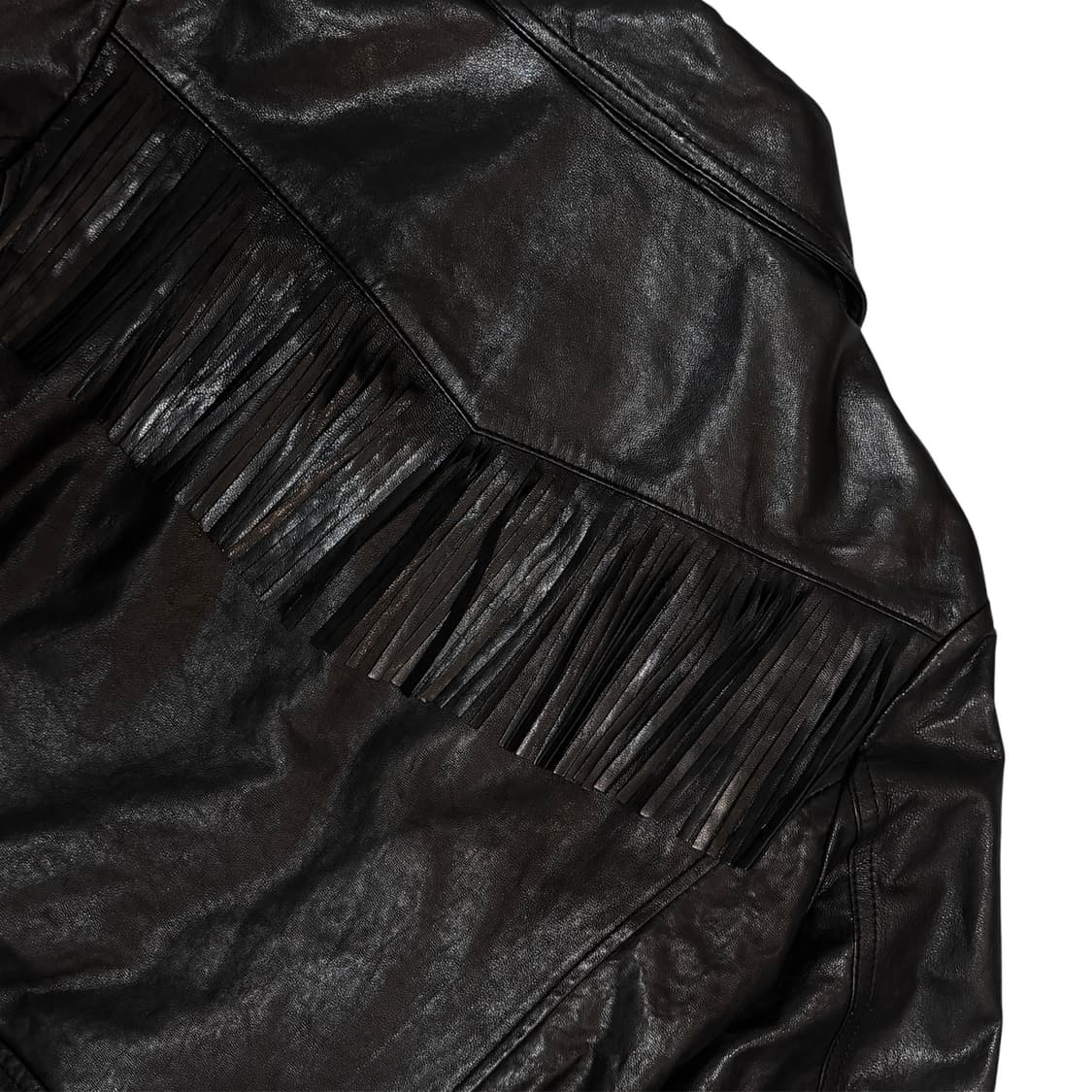 10s GUESS 웨스턴무드 프린지 양가죽자켓 상품이미지6