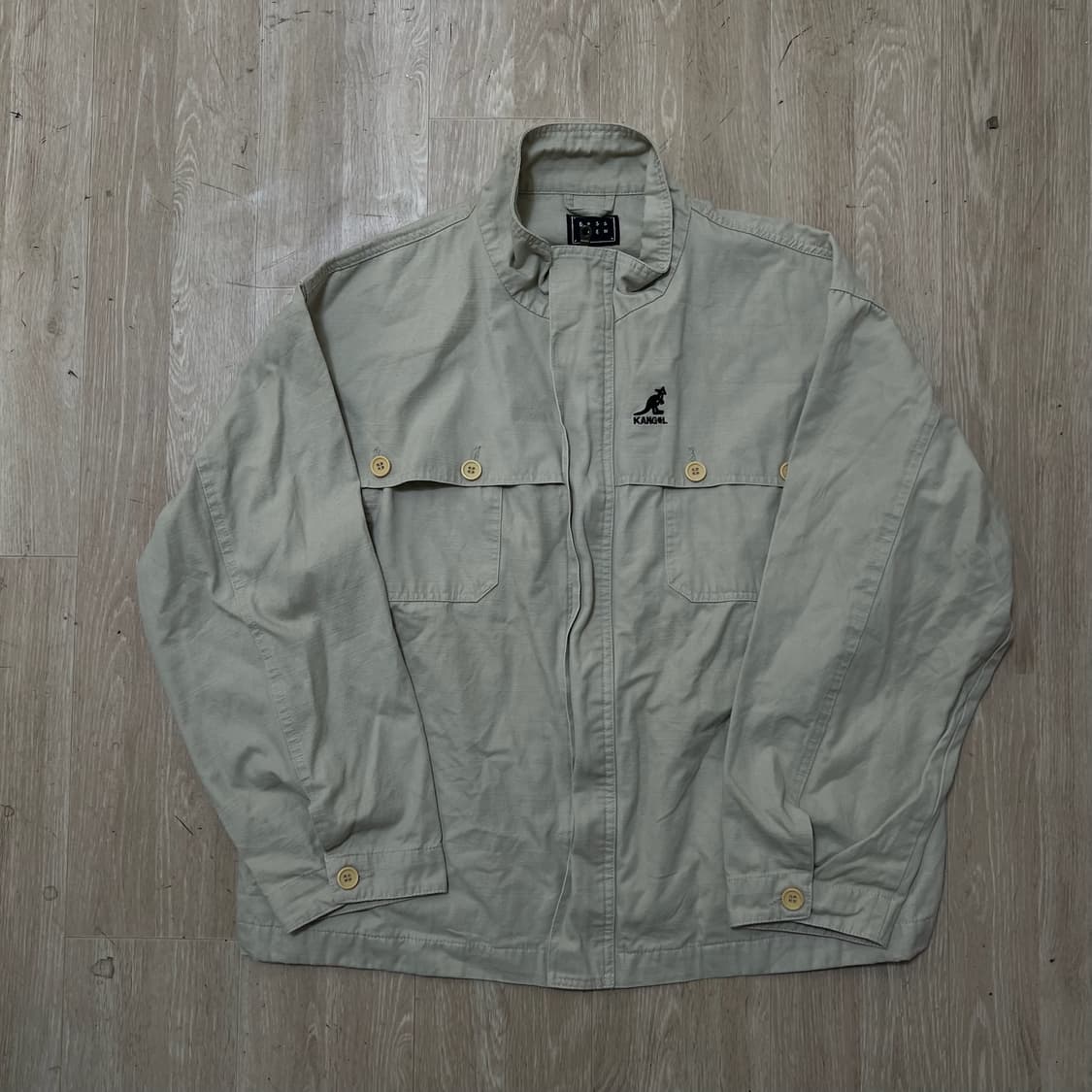 캉골 헤리티지 코튼 블루종 워크자켓 L/100  상품이미지1