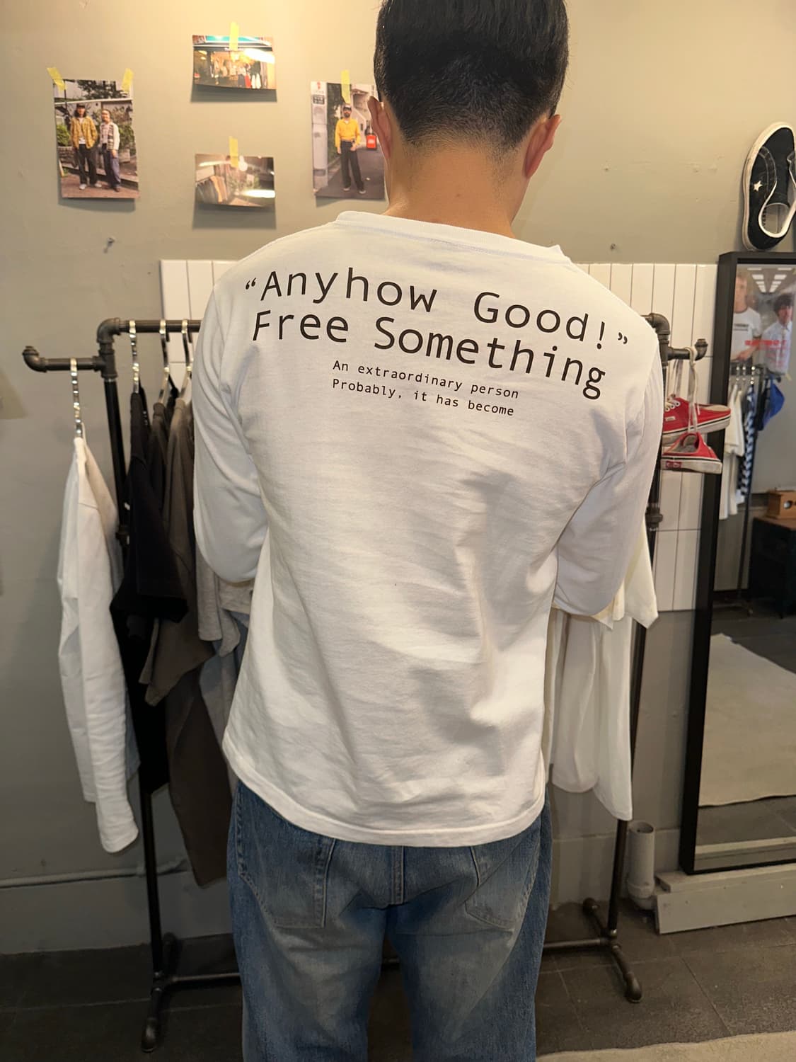 Trap/U Anyhow good letter detail sleeve  상품이미지2