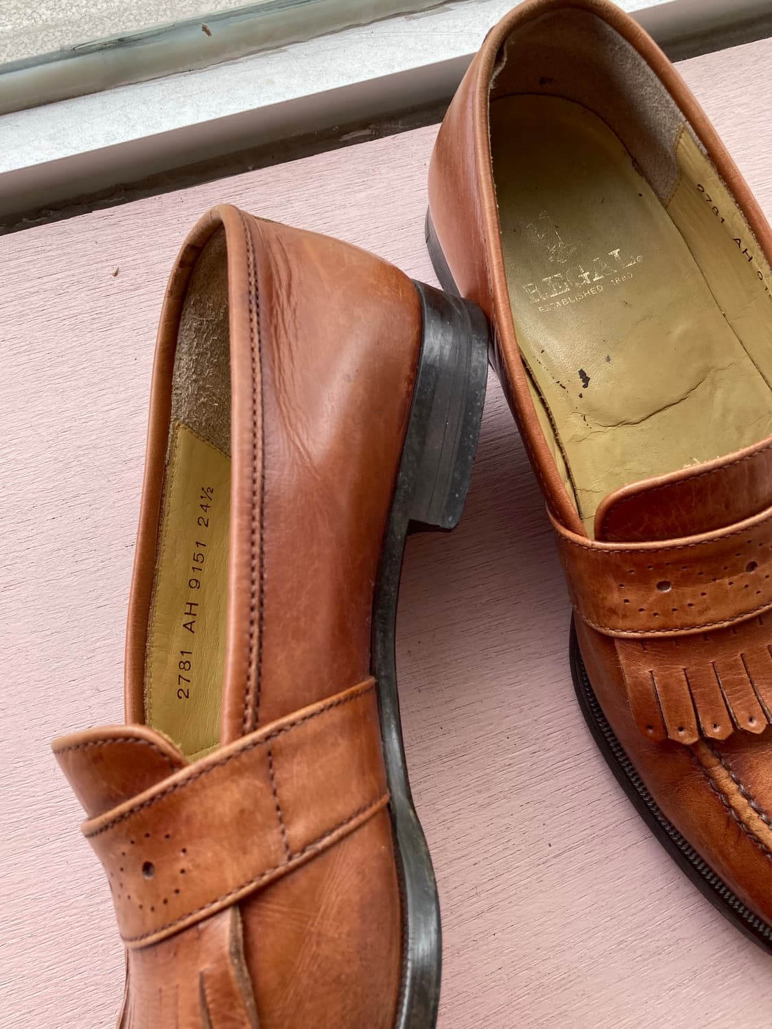 리갈 REGAL 클래식 브라운 프린지 로퍼 상품이미지4