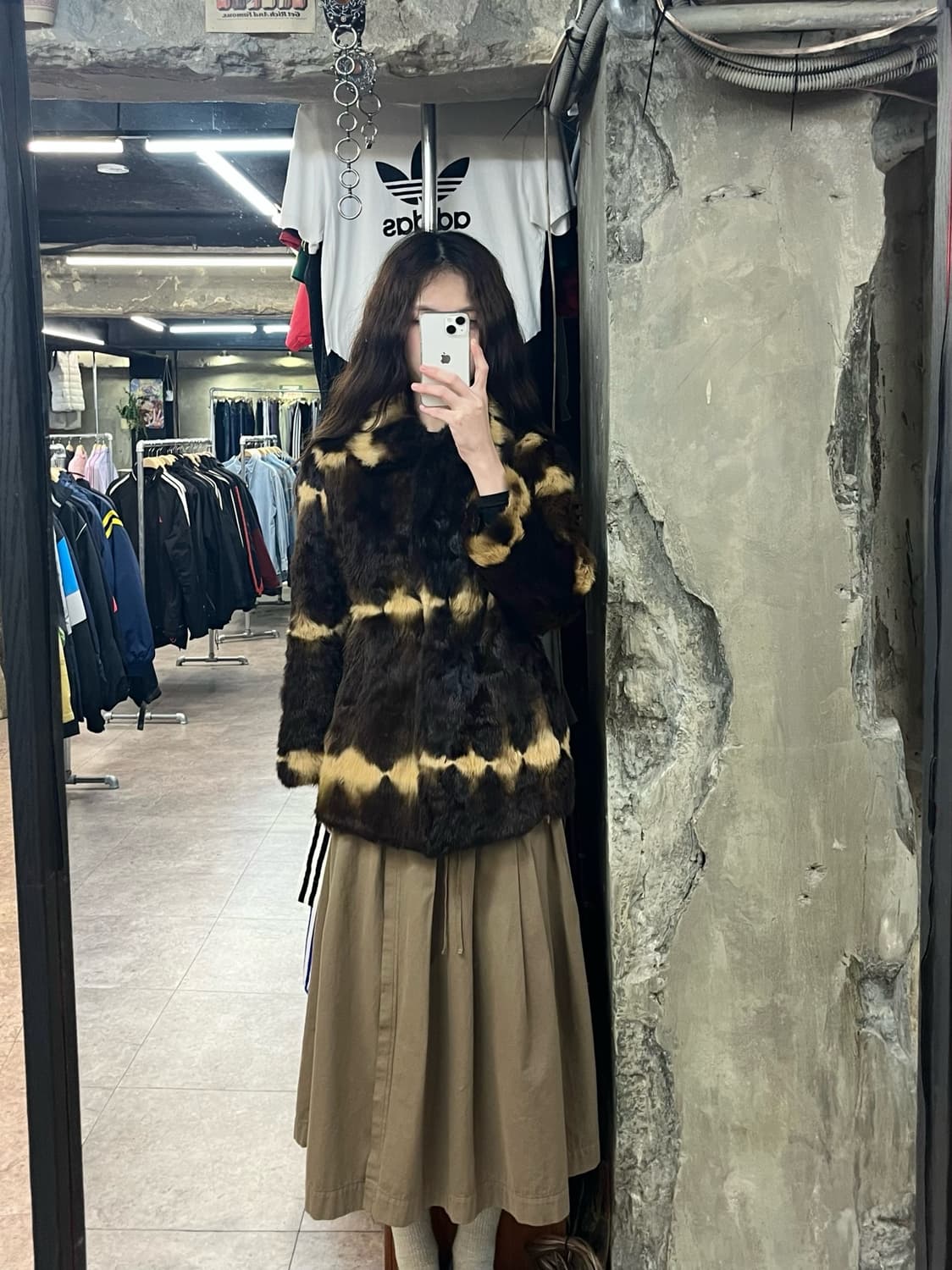 빈티지 모피 믹스 퍼 자켓 #csz2548 상품이미지2