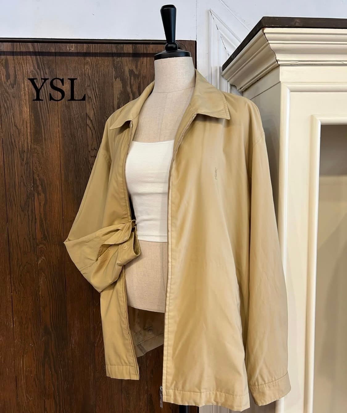 입생로랑 바람막이 베이지 상품이미지1