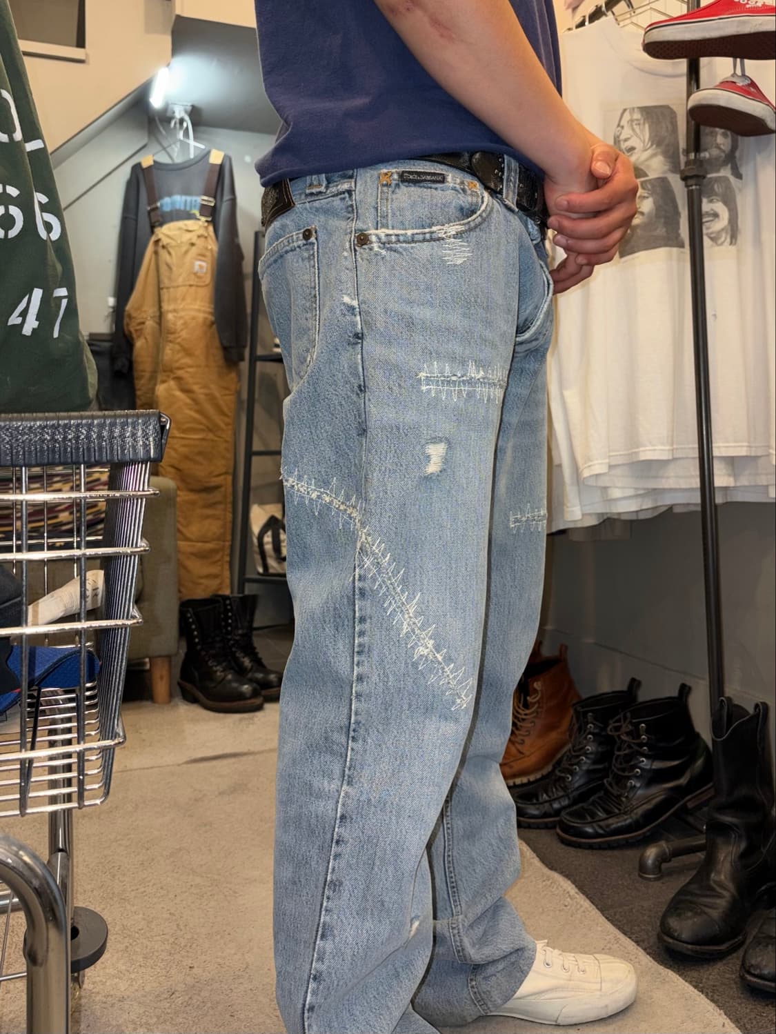 00’s Dolce & Gabbana distressed Reapir  상품이미지3