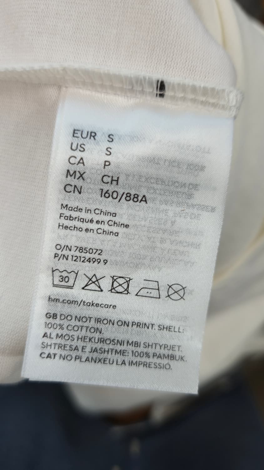 Rokh X h&m 티셔츠 화이트 s 상품이미지5