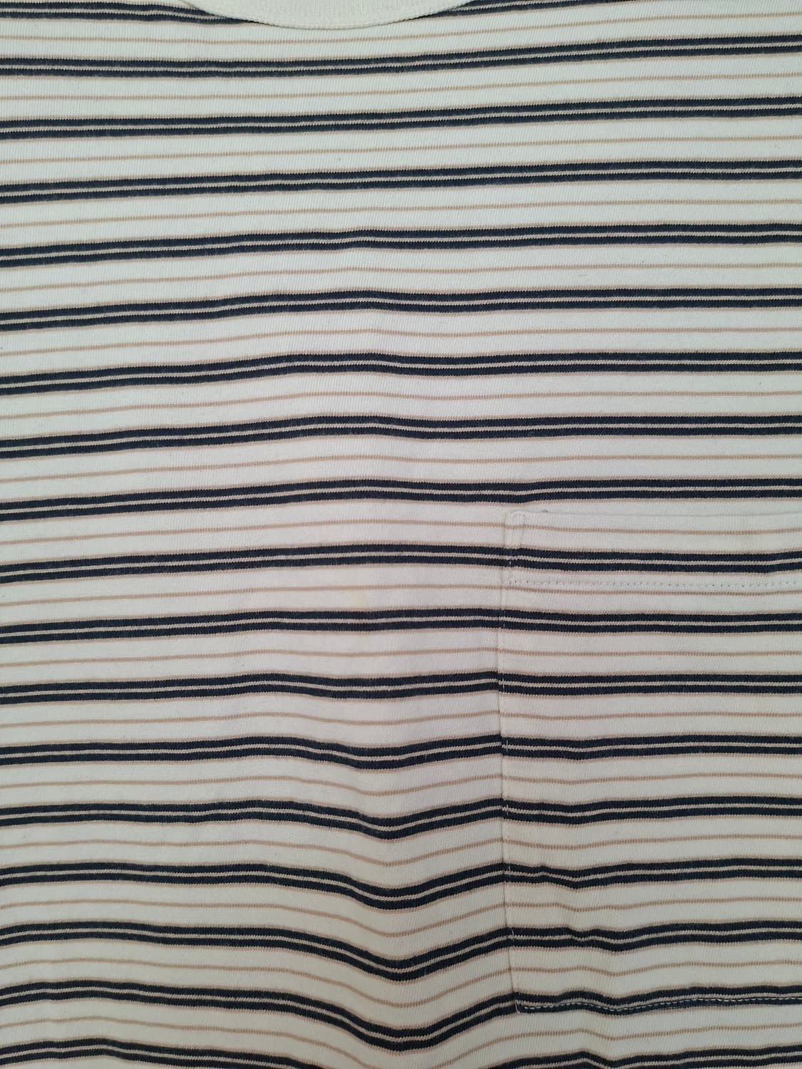 러프사이드 멀티 스트라이프 반팔 네이비 1사이즈  상품이미지2