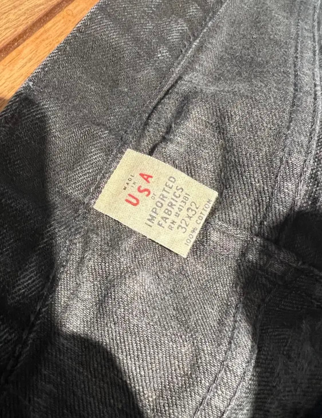 RRL 더블알엘 블랙 셀비지 슬림핏 32/32 상품이미지9