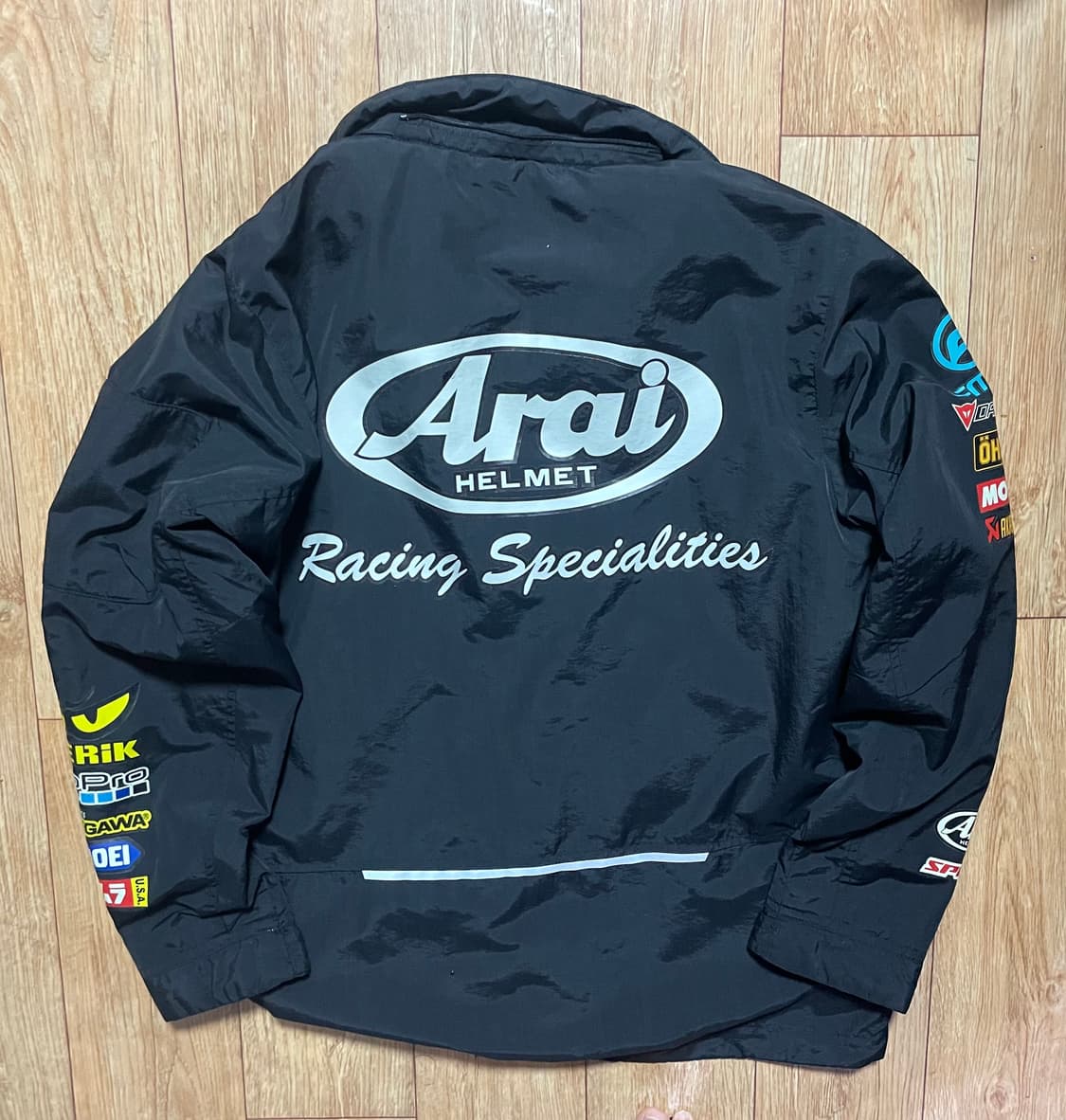 랜더스 아라이 레드불 몬스터 베릭 블랙 바이크 패치 자켓 상품이미지2