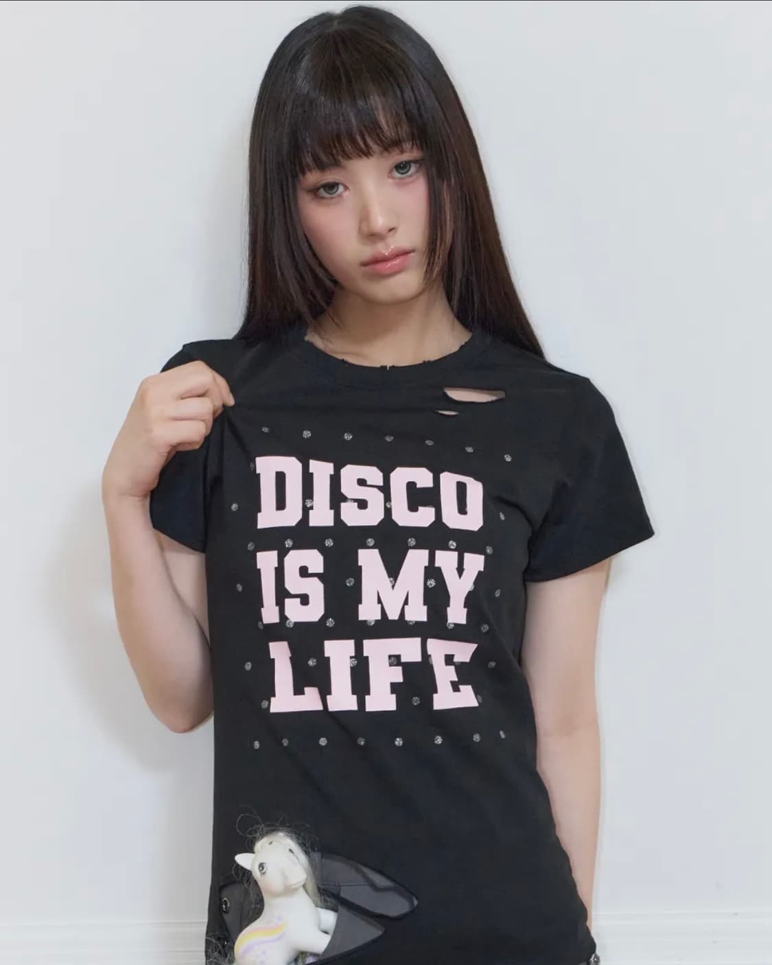 SY DISCO DAMAGE TEE(BLACK) 상품이미지1