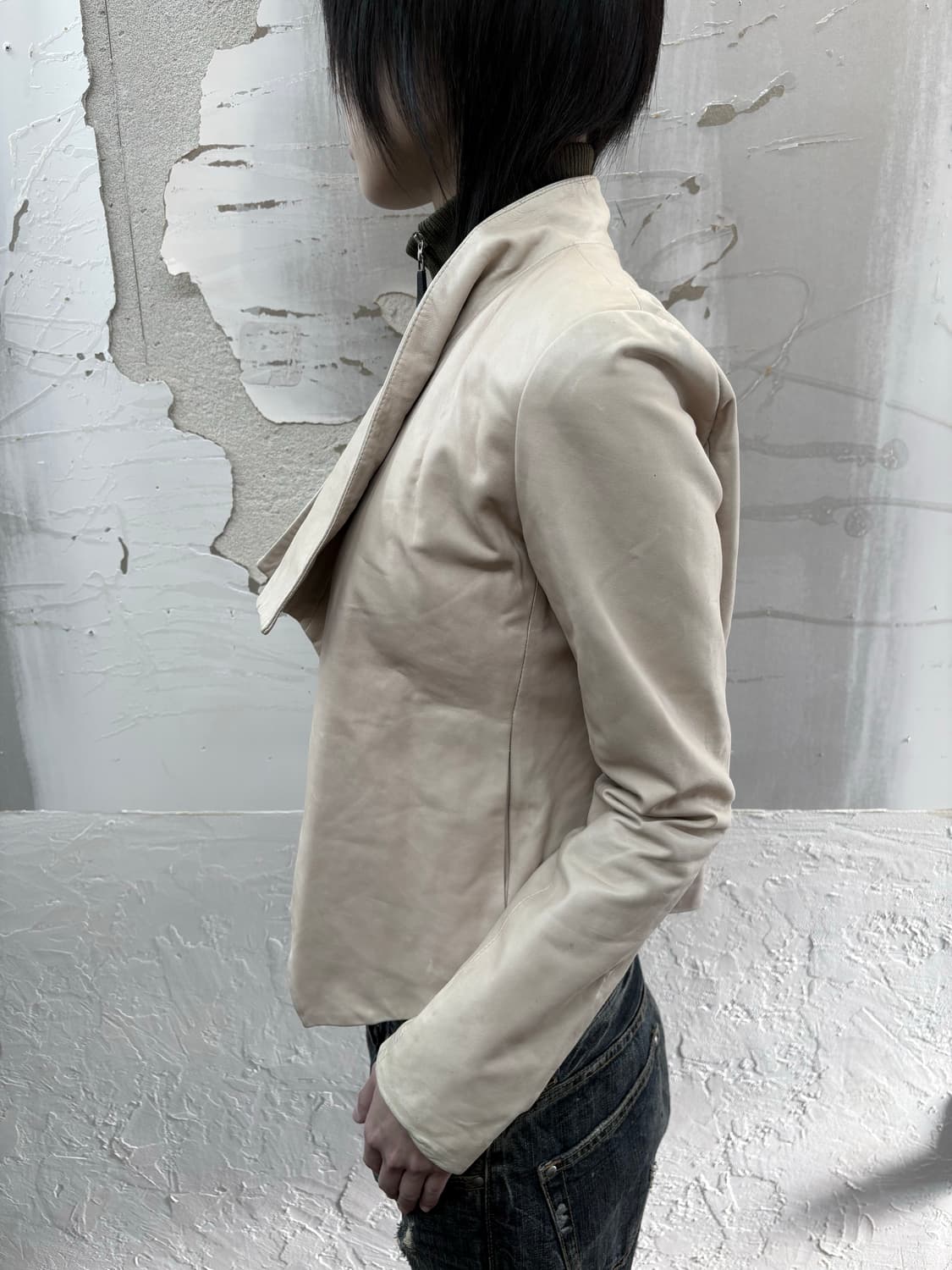 ivory sheep skin jacket 상품이미지4