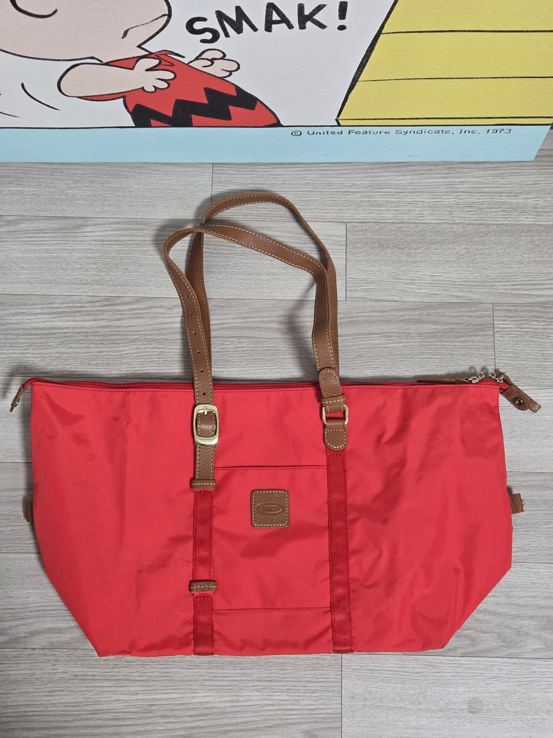 브릭스 레드 토트/숄더백 새상품 상품이미지1