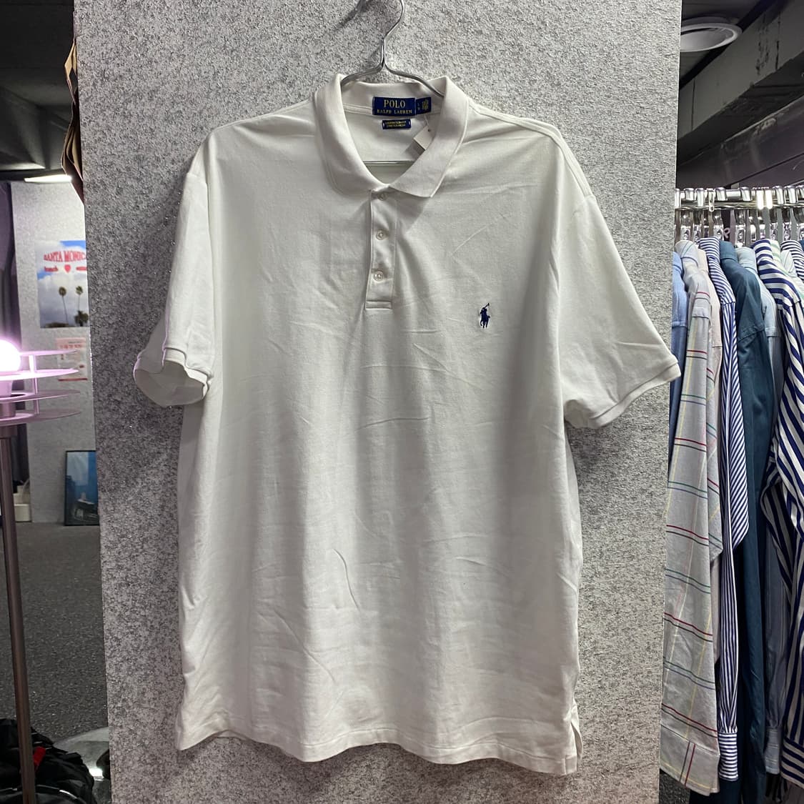 폴로 랄프로렌 커스텀 슬림핏 화이트 피케티 B4258 상품이미지2