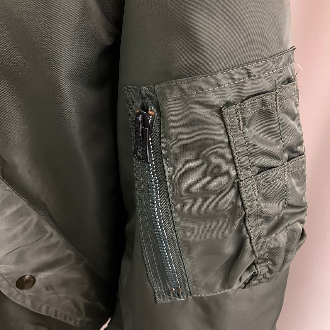 Schott 쇼트 카키 ma-1 항공 점퍼 M 상품이미지5