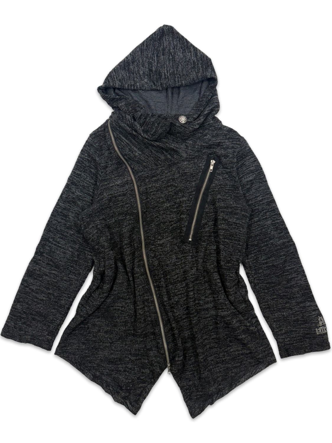 빈티지 ALGONQUINS 지퍼 라인 포인트 펑크 후드집업 상품이미지2