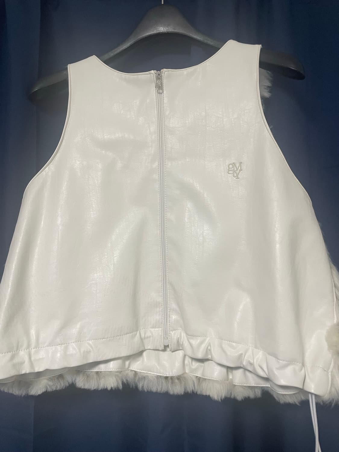 김미더 영 G_TWO_WAY FUR VEST / WHITE 상품이미지4