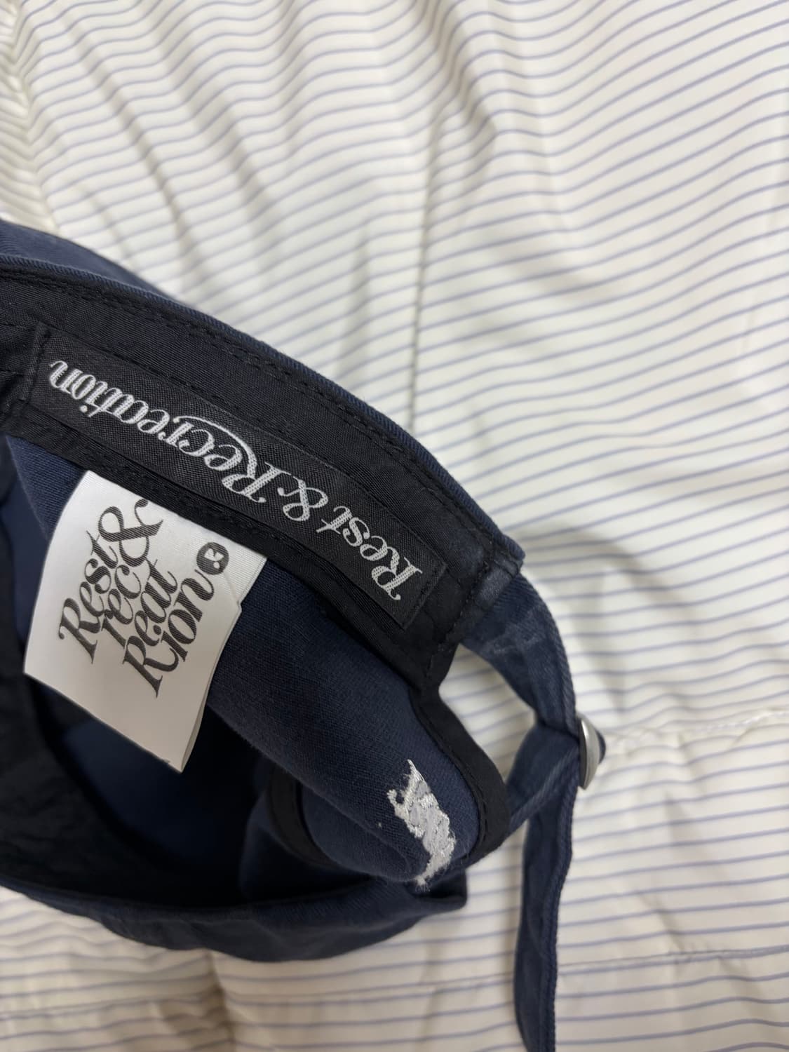 레스트앤레크레이션 볼캡 네이비 상품이미지2