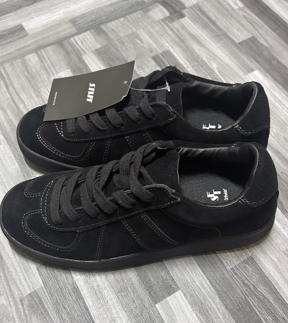 STUFF 스웨이드 독일군 스니커즈 블랙235mm 상품이미지5