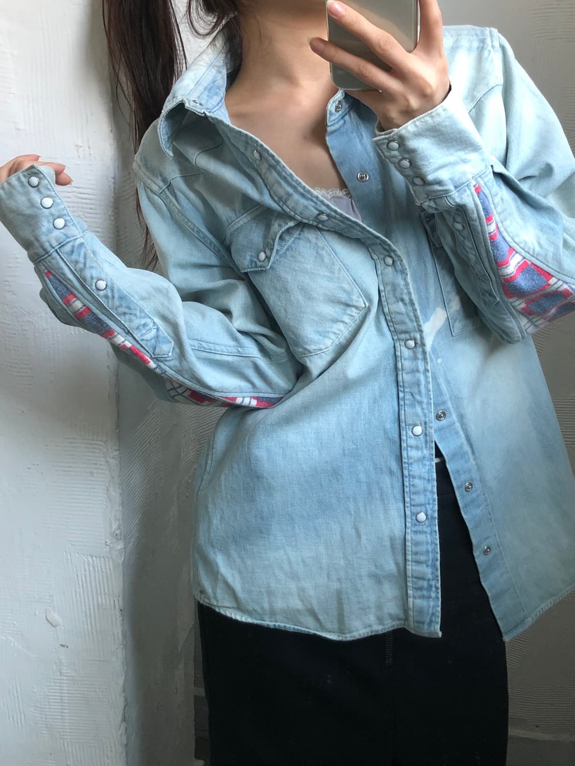 Visvim 비즈빔 패치워크 데님 셔츠  상품이미지2