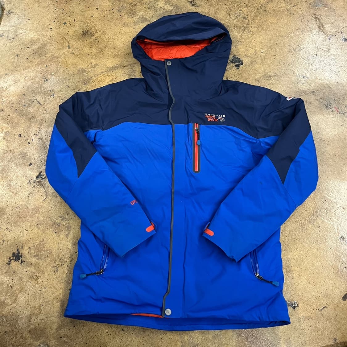 [정품/M] 마운틴하드웨어 블루 네이비 바람막이 자켓 b14 상품이미지2