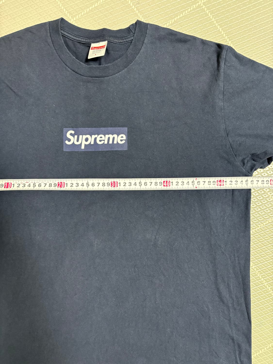 20FW 슈프림 박스로고 롱슬리브 네이비 상품이미지3