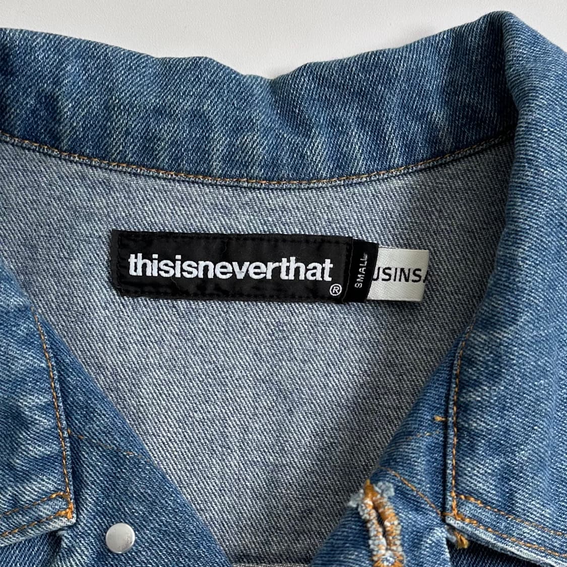 디스이스네버뎃 데님 자켓 상품이미지7