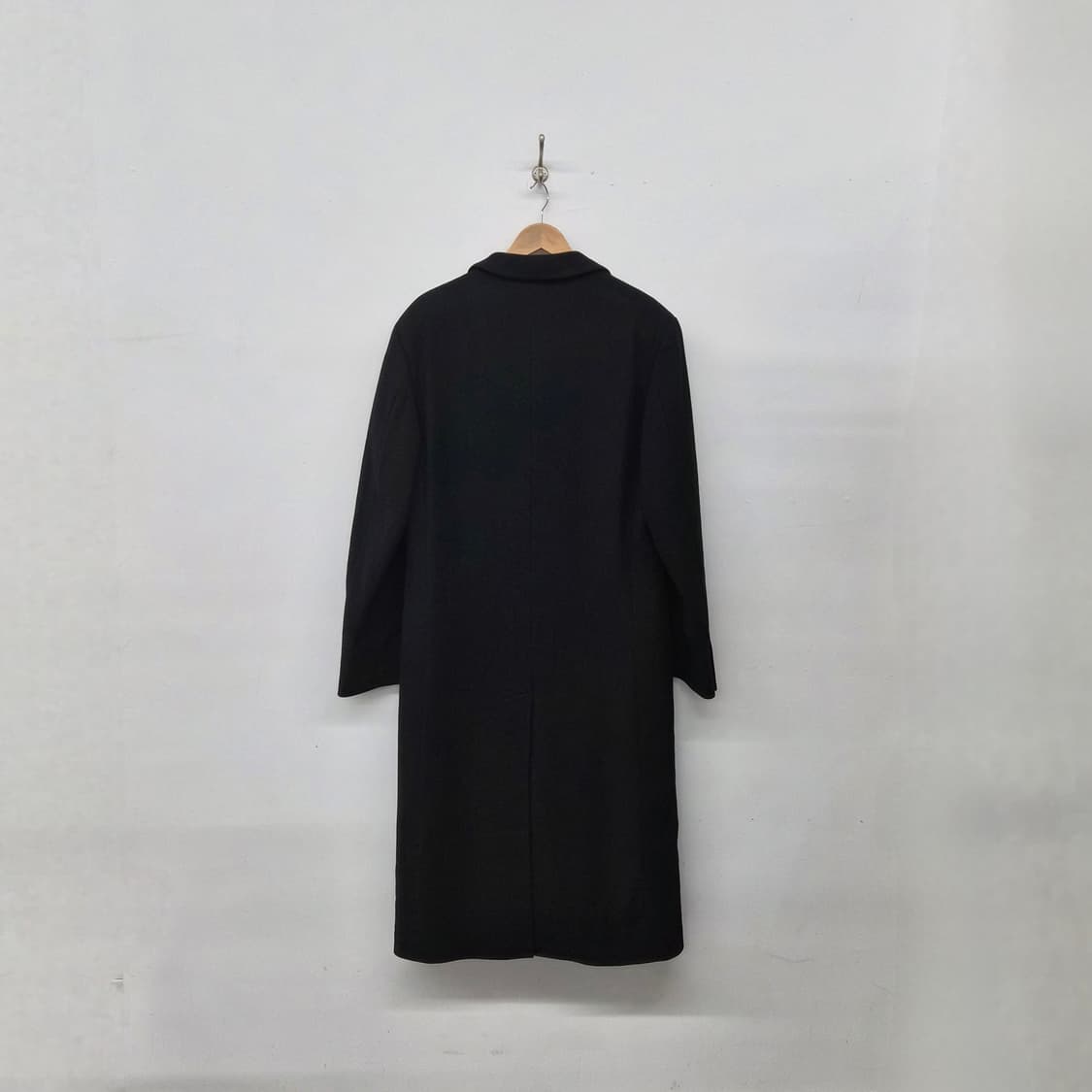 아르마니 블랙 더블 롱코트 남여공용 L 상품이미지6