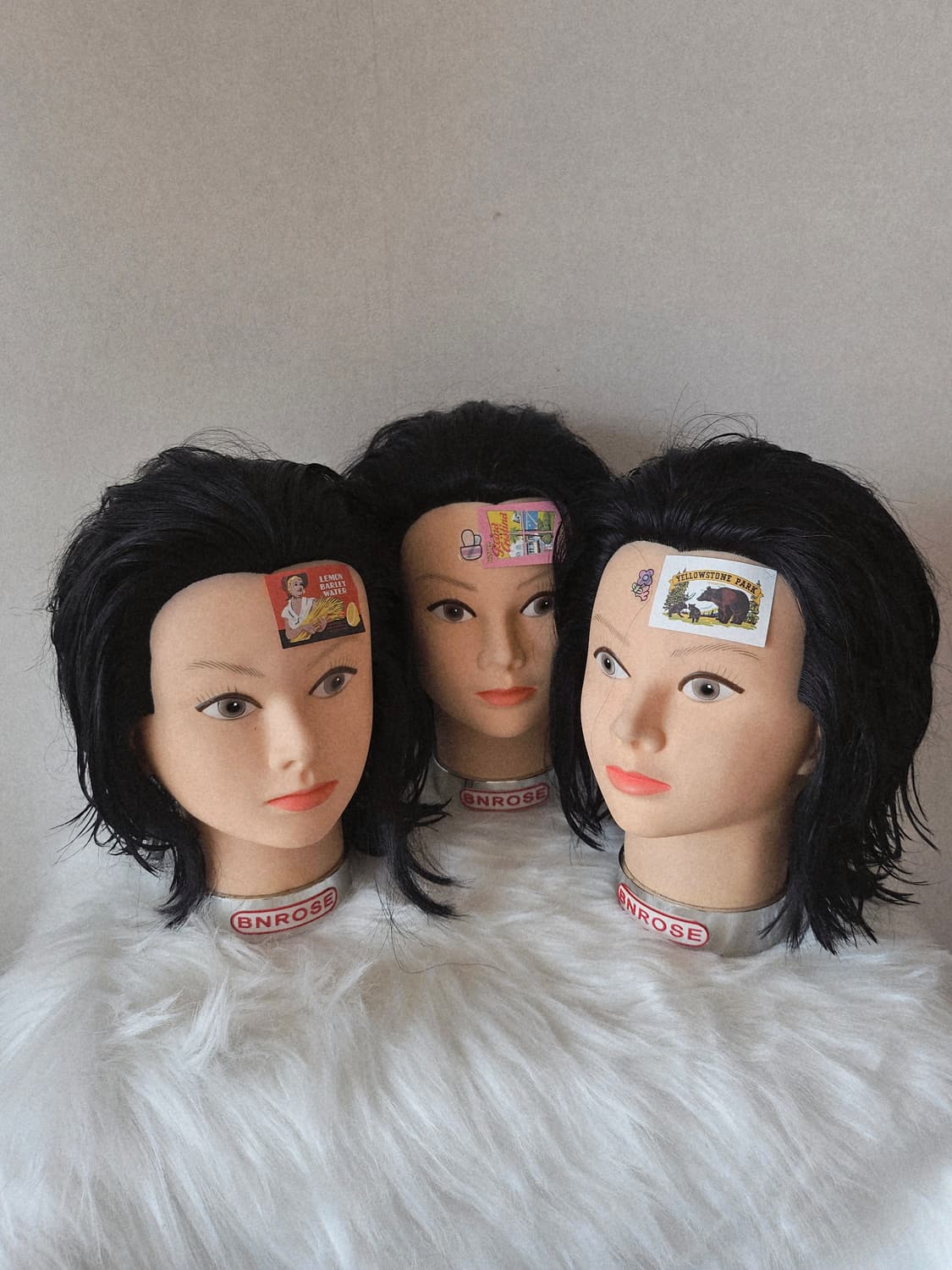 숱많은 천혜인 구버전 인모 통가발 3개 미용사 국가자격증 커트 연습용 상품이미지10