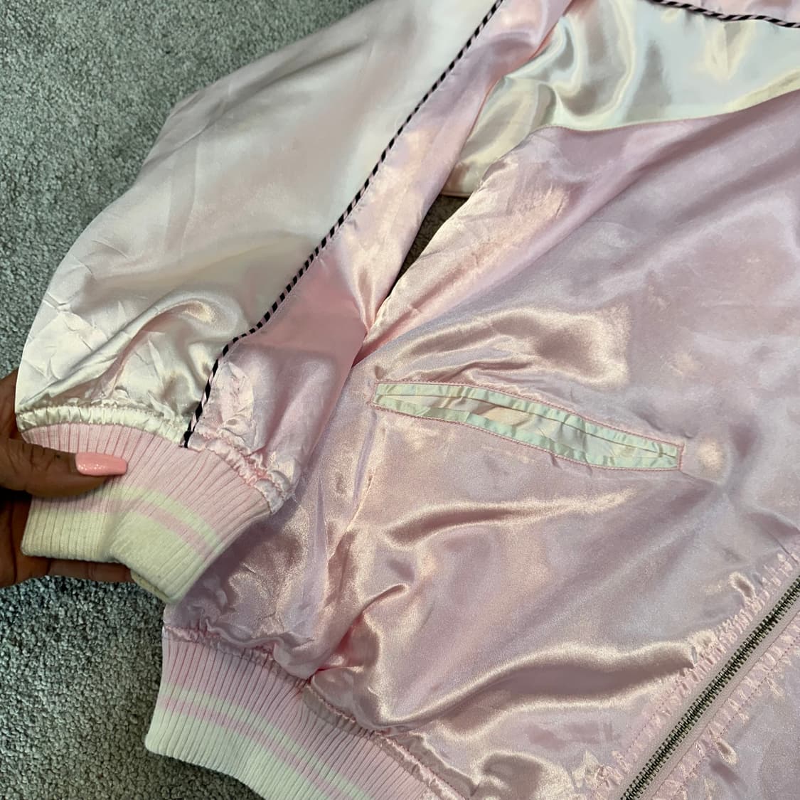 JPN 프뉴즈 핑크 타이거 자수 스카잔~L 상품이미지10