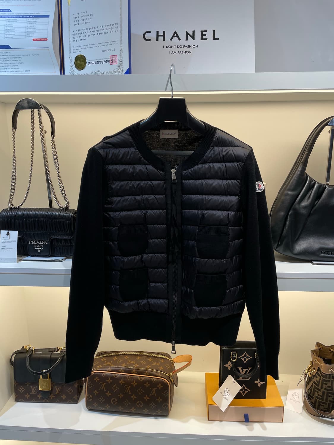 [정품/2size] 몽클레어 니트패딩 여성 상품이미지1