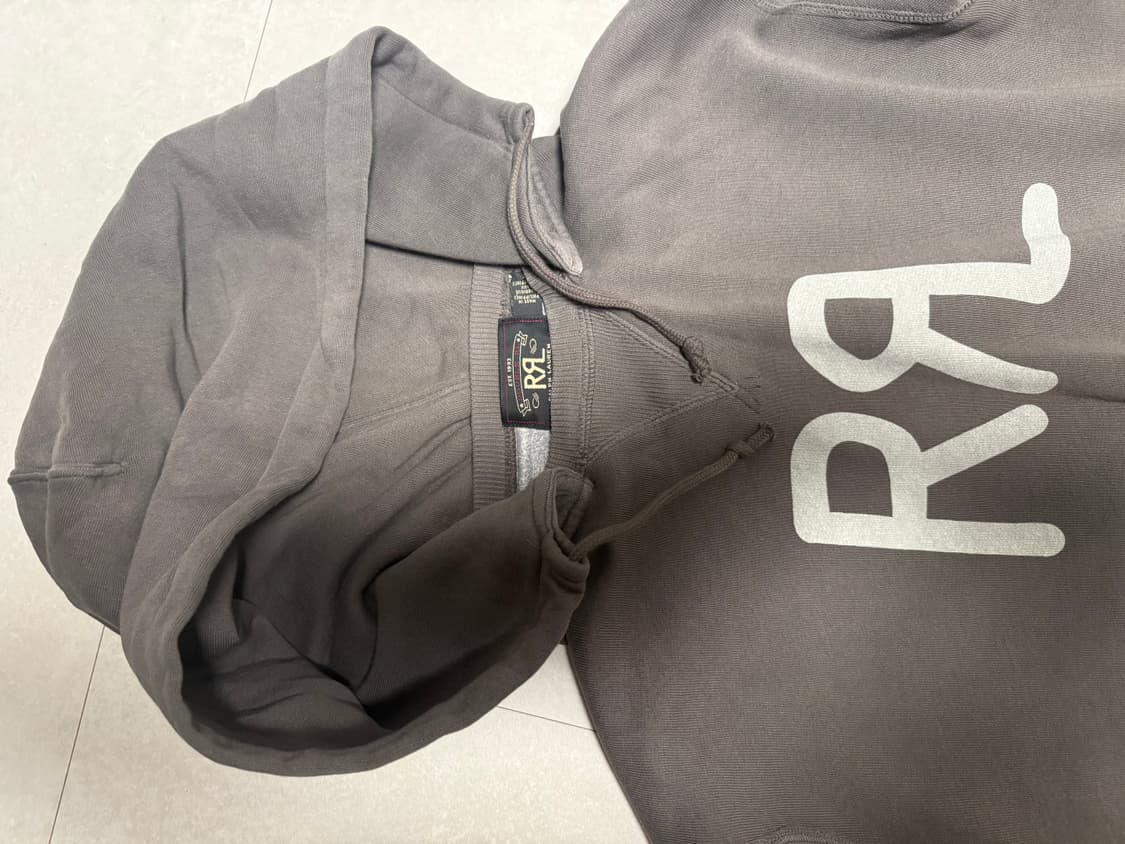 RRL 로고 프린트 후드(프리미엄 빈티지라인) 상품이미지4