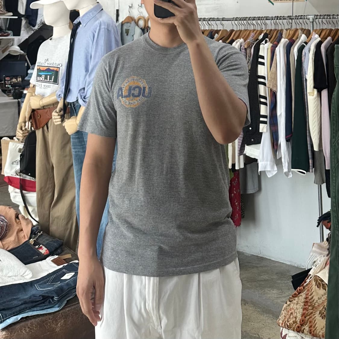 (착용컷) 80~90's JERZEES UCLA 반팔 티셔츠 95-98 상품이미지4