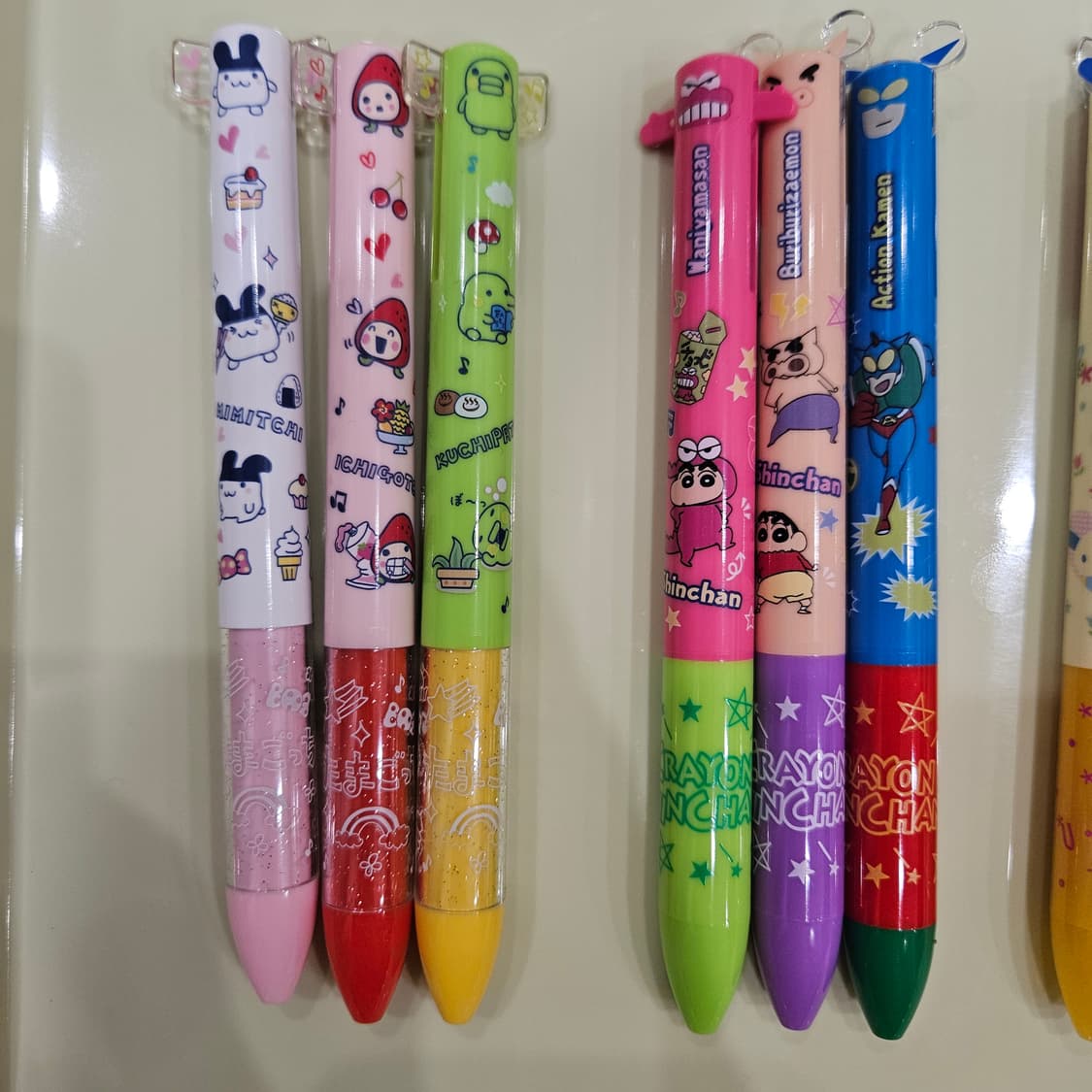 (새상품)다마고치 짱구 키티 우사하나 리락쿠마 한교동 케로피 등등 2색펜 상품이미지5