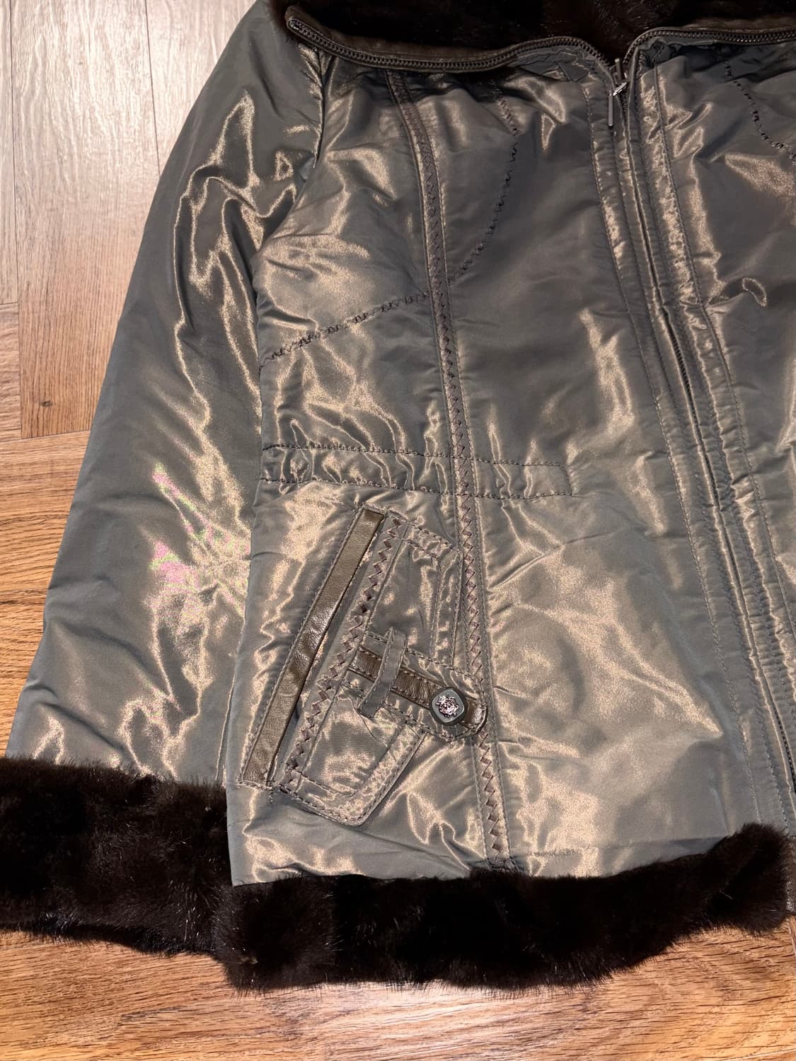 빈티지 글로시 밍크 퍼자켓 상품이미지7