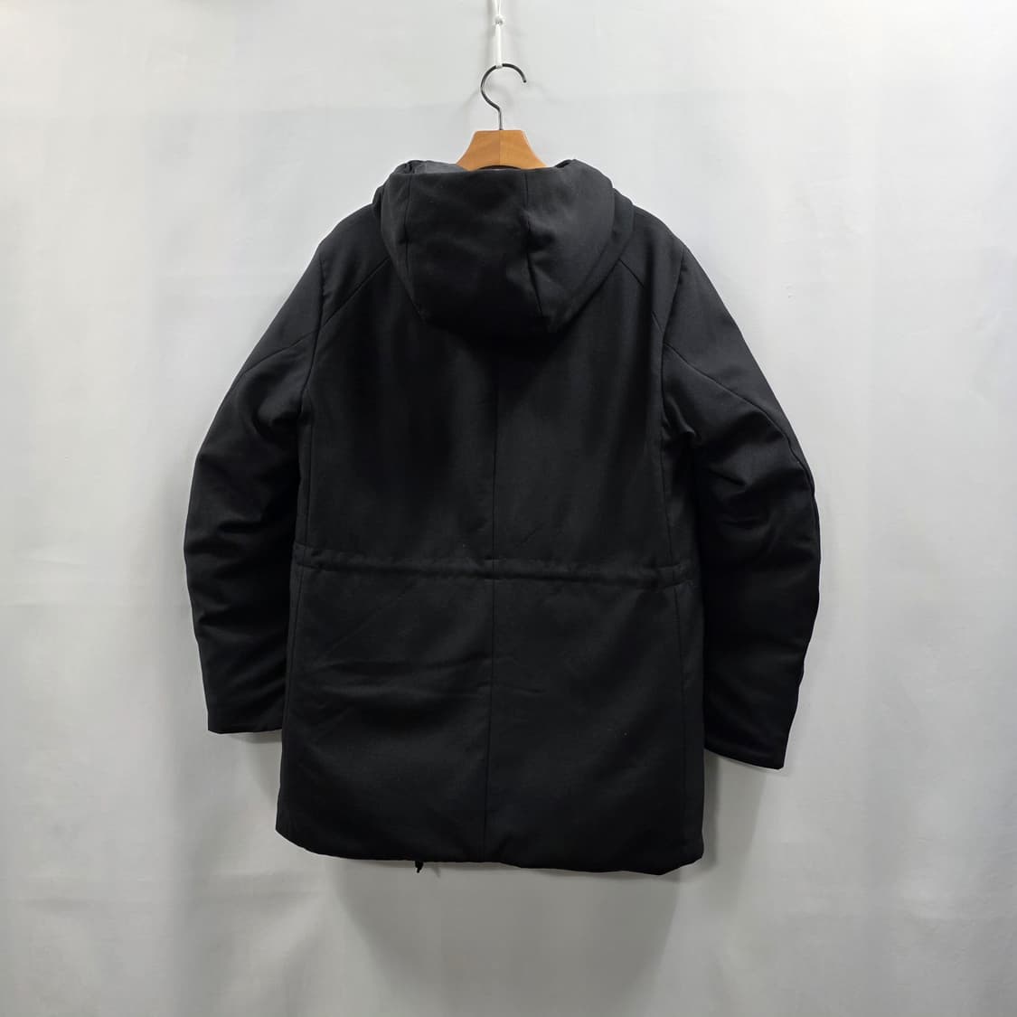 1663 유니클로 남성 블랙 후드 패딩 자켓 / M다운심플 데일리 상품이미지2