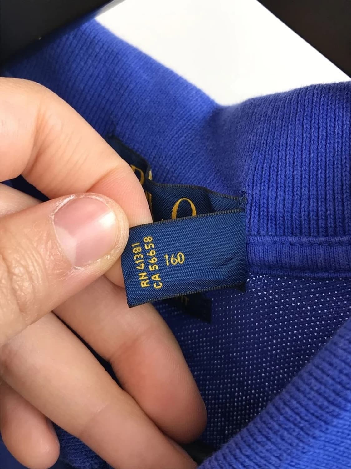 Polo Ralph Lauren Classic Fit Blue Polo 상품이미지7