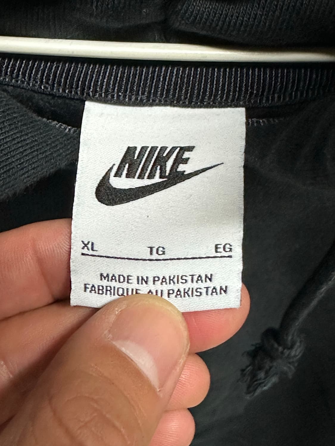 나이키 x 스투시 풀 집 워시드 플리스 후드 블랙 상품이미지3