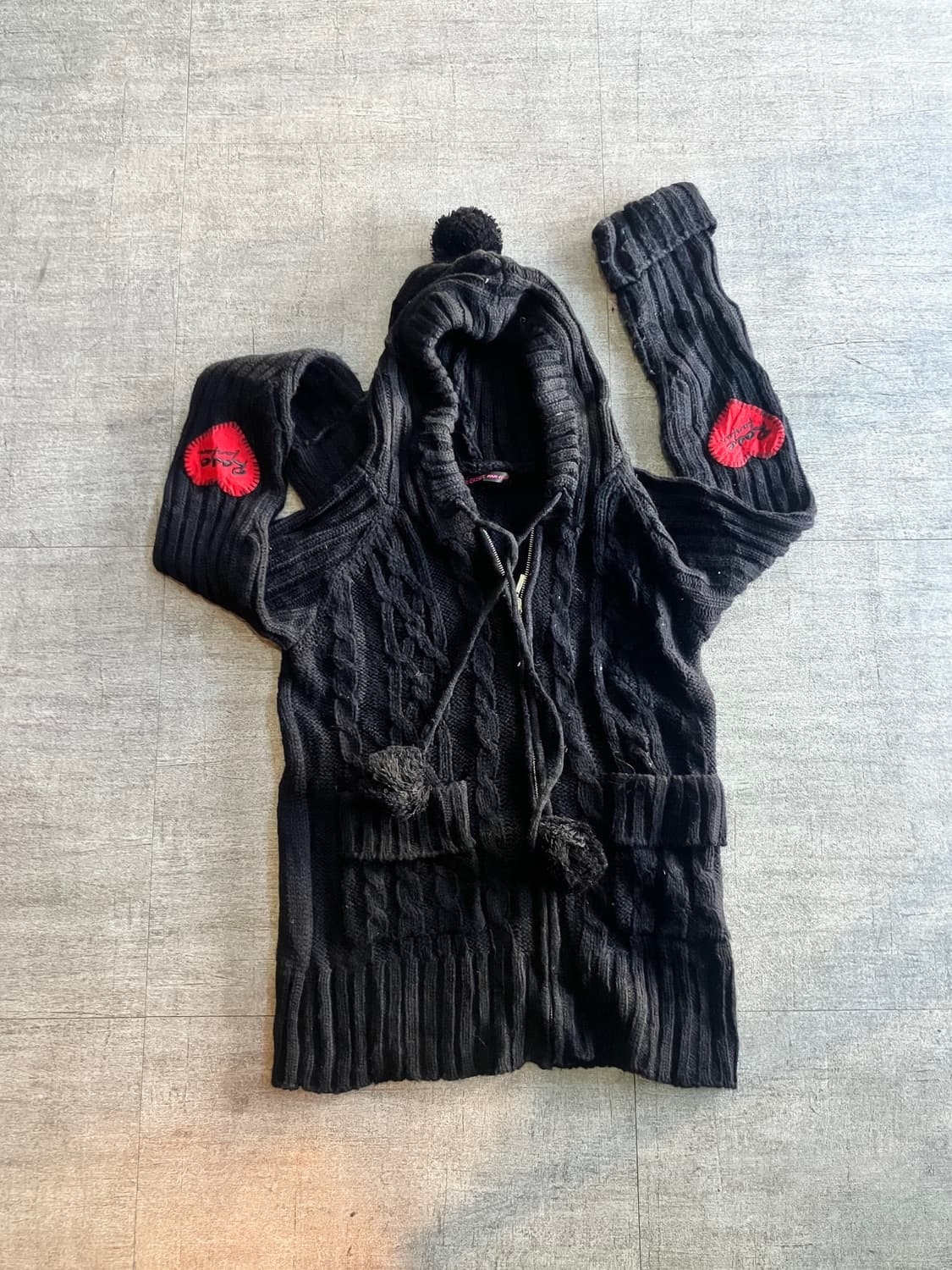 일본빈티지 Rosefanfan 핀터깔y2k 모리걸 히메갸루 방울후드티셔츠 상품이미지1