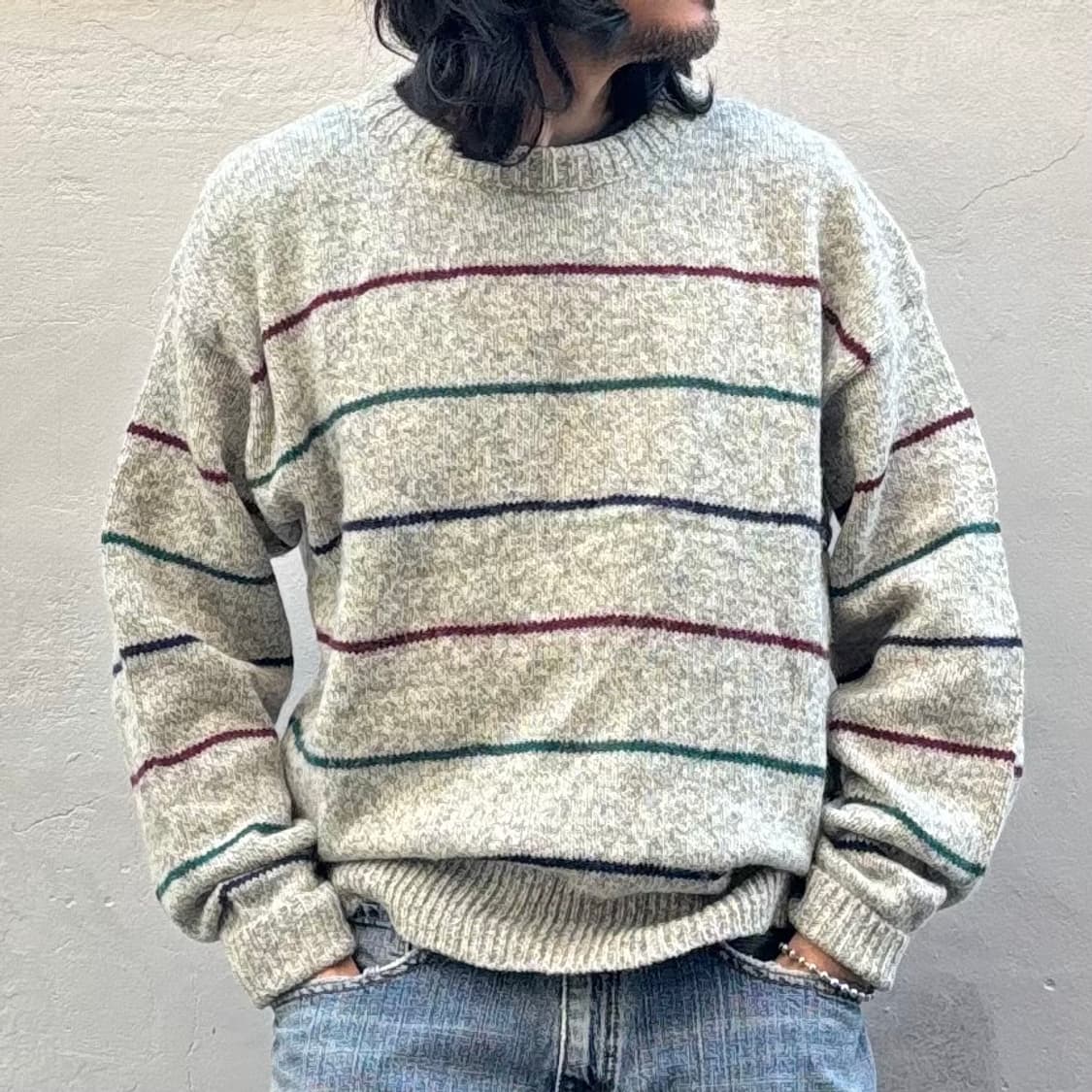 80년대 미국 에디바우어 헤비울 스웨터 상품이미지7